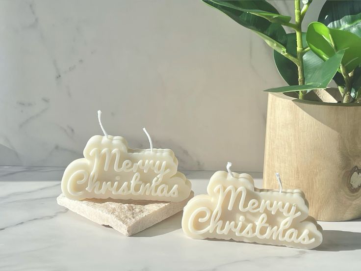 Merry Christmas Candle