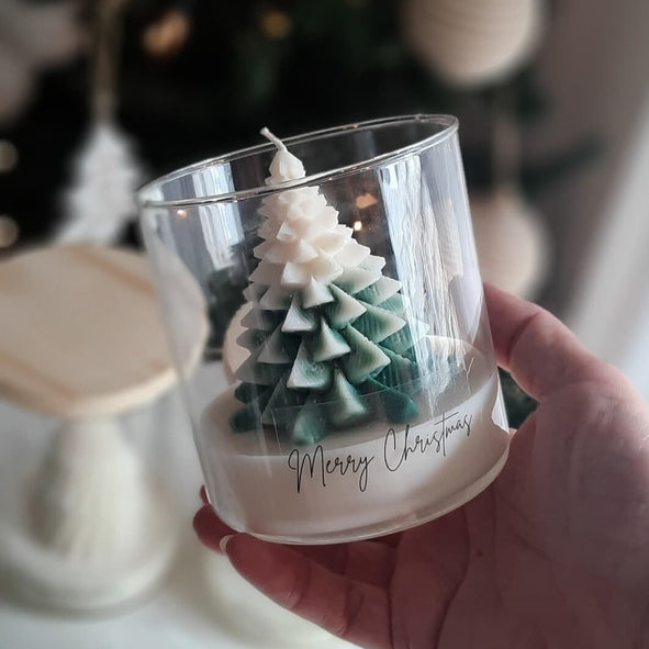 Christmas tree in jar