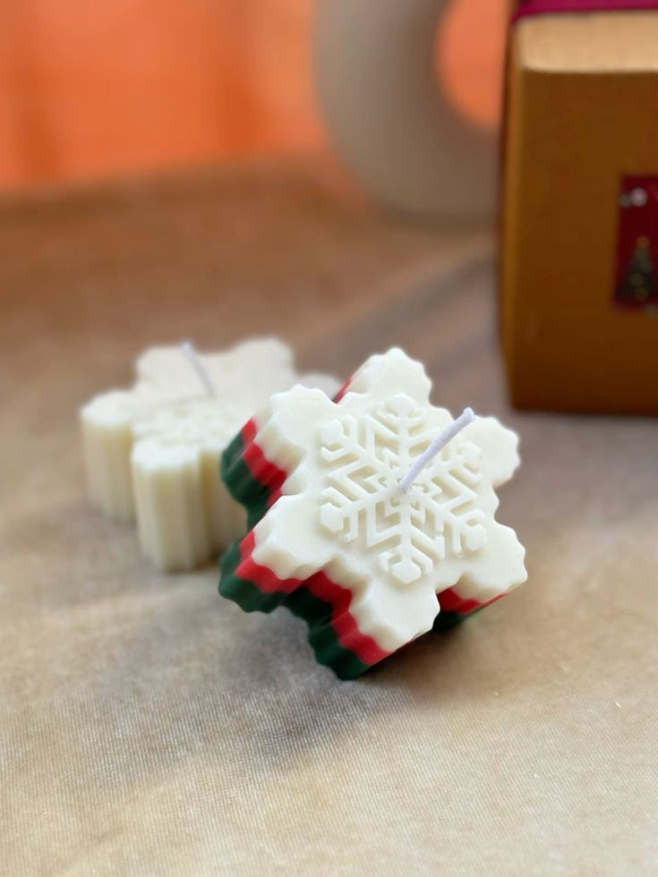 Snowflake Candle