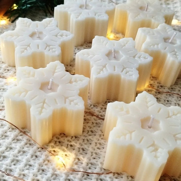 Snowflake Candle