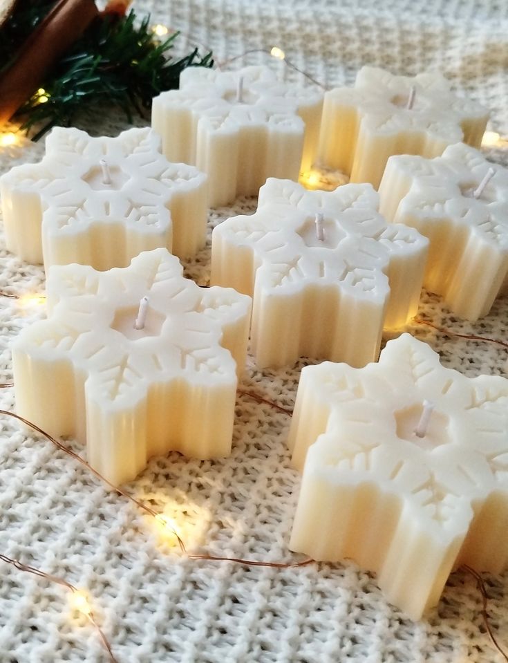 Snowflake Candle